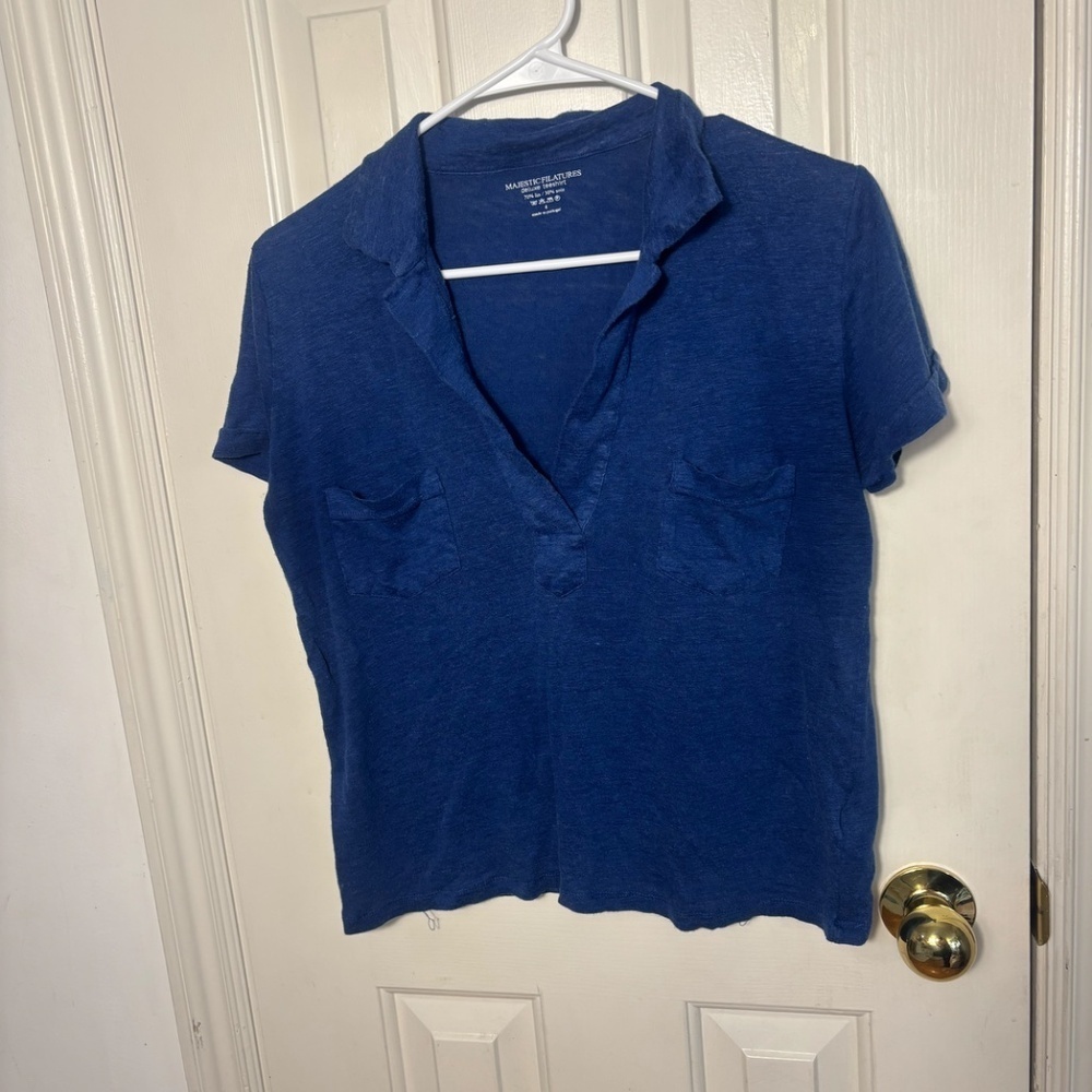 Majestic Filatures polo blue * accepting offers